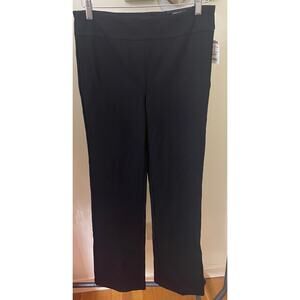 NWT Jones & Co Womens Dress Pants Medium Stretch Workwear Black Professional